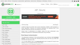 
                            1. JSP - Security - Tutorials Point