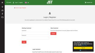 
                            10. JST - Login & Sign-up