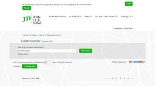 
                            4. Jti Career Login - JT International S.A. Jobs