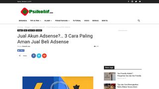 
                            8. Jual Akun Adsense?… 3 Cara Paling Aman Jual Beli Adsense