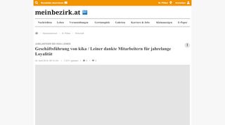 
                            4. Jubilarfeier bei Kika Leiner: Geschäftsführung von kika ...