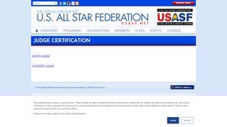 
                            4. JUDGE CERTIFICATION - US All Star Federation