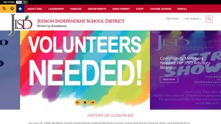 
                            1. Judson Independent School District / Homepage