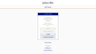 
                            2. Julius Bär - Authentication