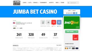 
                            8. Jumba Bet Casino Review ⪘ USA Bonuses & Mobile Friendly