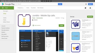 
                            10. Jumblo - Mobile Sip calls - Apps on Google Play