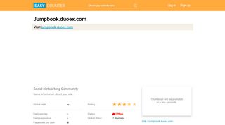 
                            8. Jumpbook.duoex.com: Social Networking …