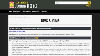 
                            3. JUMS & JCIMS - usarmyjrotc.com