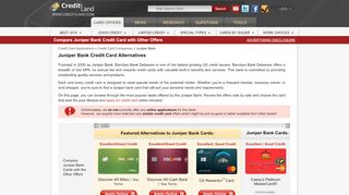 
                            9. Juniper Bank Credit Card Alternatives - credit-land.com
