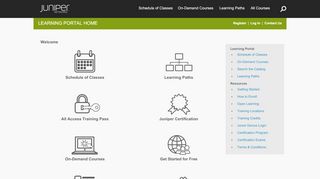 
                            9. Juniper Learning Portal - Learning Portal Home