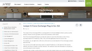 
                            8. Juniper X-Force Exchange Plug-in for JSA - TechLibrary ...