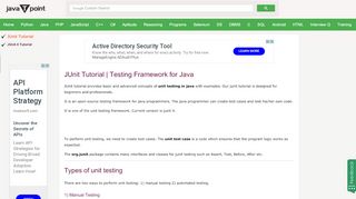 
                            7. JUnit Tutorial | Testing Framework for java - javatpoint