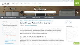 
                            3. Junos OS User Authentication Overview - TechLibrary - Juniper ...