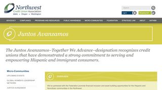 
                            6. Juntos Avanzamos | Northwest Credit Union Association