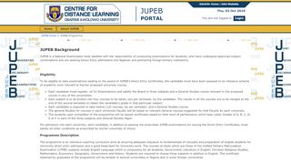 
                            5. JUPEB Portal: JUPEB Programme