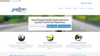 
                            6. Jupiter Auto Insurance: Best Auto Insurance Quotes