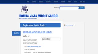 
                            9. Jupiter Grades - Bonita Vista Middle School