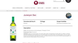
                            8. Jurançon Sec - dynamicvines.com