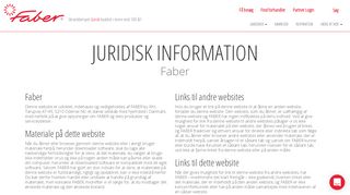 
                            9. JURIDISK INFORMATION - faber.dk