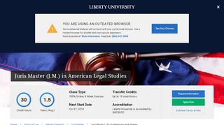 
                            7. Juris Master in American Legal Studies Online Degree