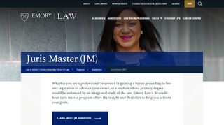 
                            3. Juris Master (JM) | Emory University School of Law ...