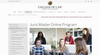 
                            4. Juris Master Online Program | College of Law