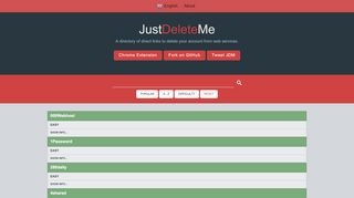 
                            7. Just Delete Me | A directory of direct links to delete your account from ...
