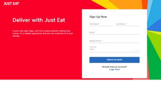 
                            6. Just Eat Courier Portal - couriers.just-eat.co.uk