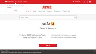
                            2. Just For U | acme markets