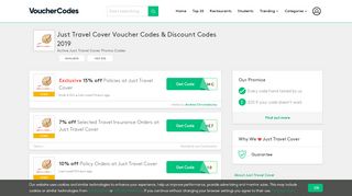 
                            9. Just Travel Cover Voucher Code - 11% Off Code  …