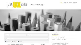 
                            4. Just UX Jobs