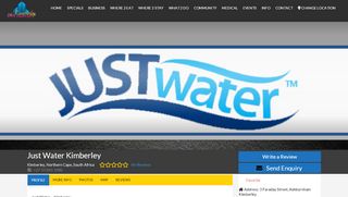 
                            3. Just Water Kimberley • Kimberley • CITY PORTAL