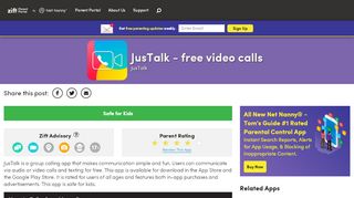 
                            9. JusTalk - free video calls - Zift App Advisor