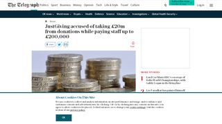 
                            9. JustGiving accused of taking £20m from donations while ...
