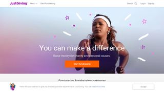 
                            4. JustGiving: Online fundraising donations and ideas