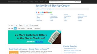 
                            7. Justice Email Sign Up Coupon - …