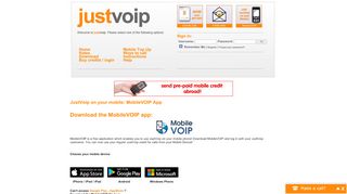 
                            8. JustVoip Mobile Voip | Cheap calls anywhere you go!