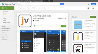 
                            8. JustVoip voip calls - Apps on Google Play