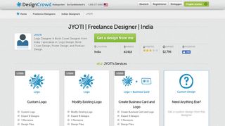 
                            8. JYOTI | Freelance Logo Designer & Book Cover Designer | India