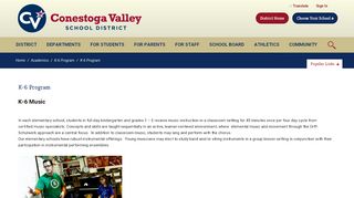 
                            8. K-6 Program - Conestoga Valley School District