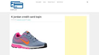 
                            7. K jordan credit card login - Credit card - …