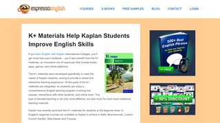 
                            6. K+ Materials Help Kaplan Students Improve English Skills