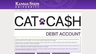 
                            3. K-State - Cat Cash