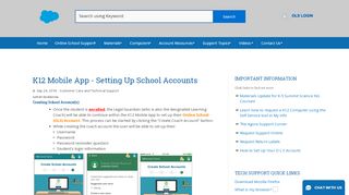 
                            6. K12 Mobile App - Setting Up School Accounts