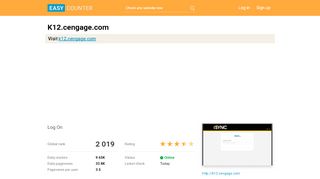 
                            8. K12.cengage.com: Log On - Easy Counter