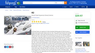 
                            3. K2: Broad Peak Expansion Board Games by Portal Games - Shop ...