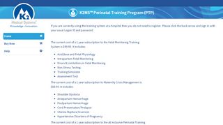
                            1. K2 Medical Systems™: PTP Perinatal Training …