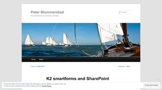 
                            7. K2 smartforms and SharePoint Single Sign On | Peter Blommendaal