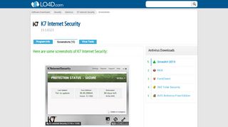 
                            5. K7 Internet Security - Screenshots