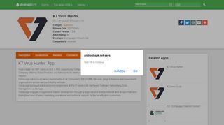
                            6. K7 Virus Hunter. App Download - Android APK